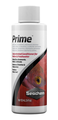 Acondicionador Anticloro Seachem Prime 100 Ml Fullventas