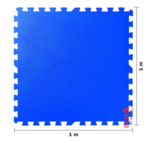 Imagen 2 de 8 de Kit 12 Pisos Goma Encastrable 1x1m 30 Mm Judo Jiu Jitsu Tkd