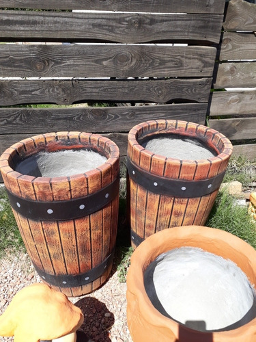 Maceta Hormigón Barril Nro 3!!!