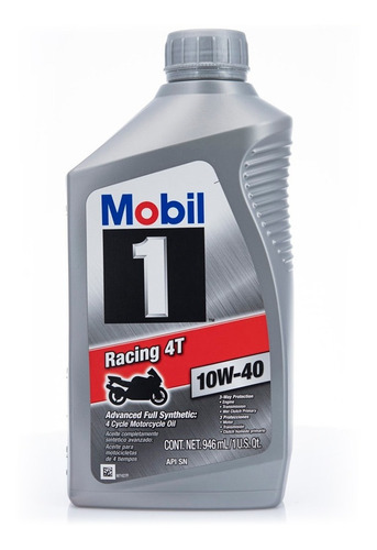 Mobil 1 Racing 4t 10w-40, 1 Lt
