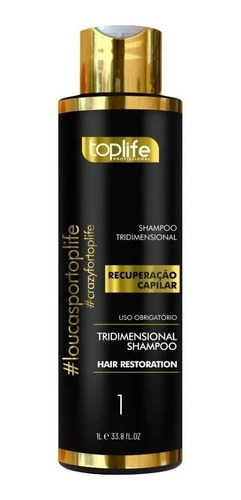 Shampoo Para Cabelos Quimicamente Tratados 1 Litro Sem Sal