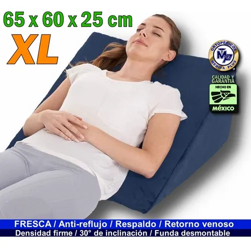 Cojín Tipo Cuña Antirreflujo Memory Foam Respaldo de Adulto