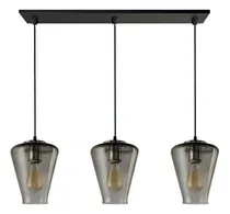 Comprar Colgante 3 Luces Vintage Antique Fume Apto Led E-27