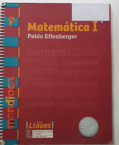 Matematica 1. Effenberg, Impecale No Realizo Envios