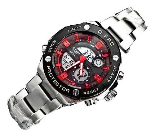 Reloj G-force Doble Hora Caballero 100% Original Acero