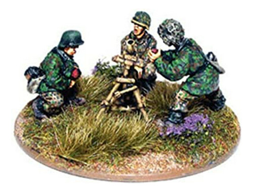 Equipo De Mortero De 81 Mm Medio Waffen Ss.