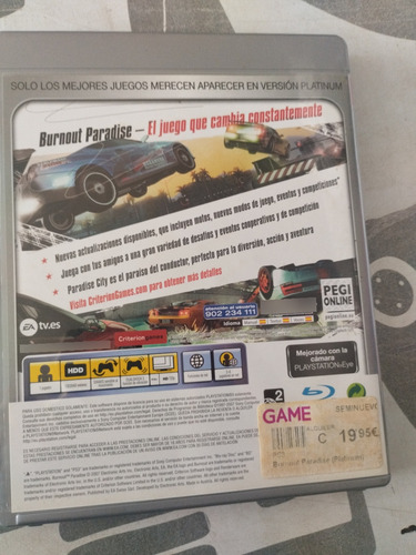 Burnout Paradise ( Platinum ) Mídia Física