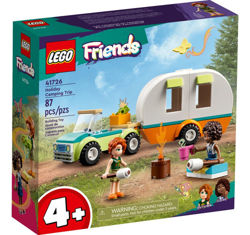 Lego Friends Viagem De Ferias Para Acampar 87 Peças 41726