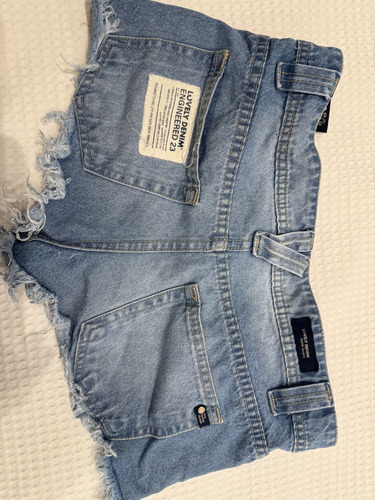 Short Collins Full Rock Talle 24 Lovely Denim Impecable (Usado)