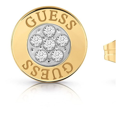 Imagen 3 de 5 de Aretes Para Mujer Guess Love Knot Color Dorado