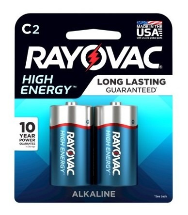 Pilas Alcalina C Rayovac 2pk