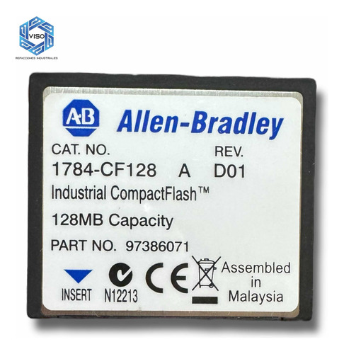 Allen Bradley 1784-cf128 Memoria 128 Mb Compactflash 1