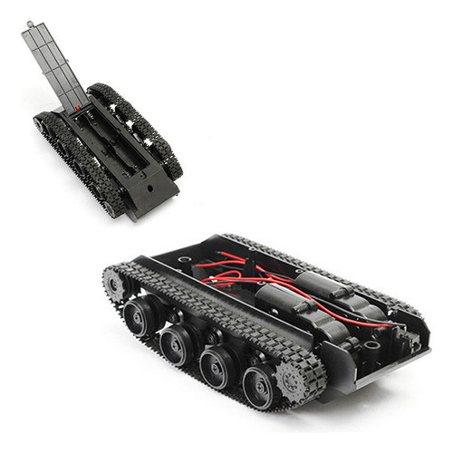 Kit De Chassi De Carro-tanque P Smart Robot Rubber Track Cra