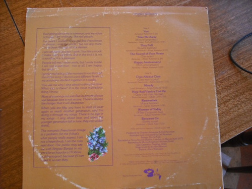 Vinilo Lp De Charles Aznavour I Sing For ...you (xx159 (Usado)