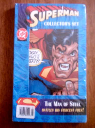 Superman Collector Set Steel-includes 6 Issues+trading Card