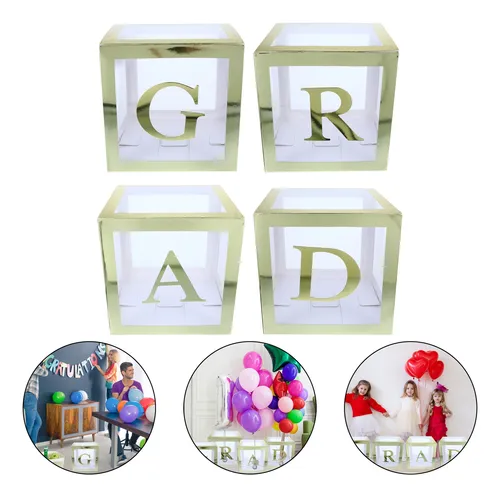 Caja De Globos Con Letras Para La Temporada De Graduación, 4