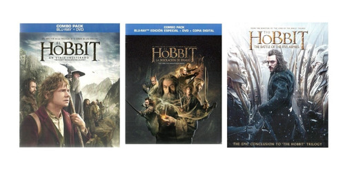 Trilogía El Hobbit | Blu Ray + Dvd Películas Nuevo