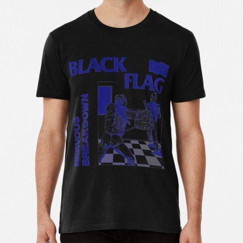 Remera Bandera Negra Crisis Nerviosa Algodon Premium