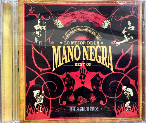 Lo Mejor De Mano Negra Best Of Unrealeased Live Tracks 2 Cds