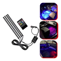 Comprar Iluminação Interior Neon Carro Led Rgb Controle 12v Ritmico