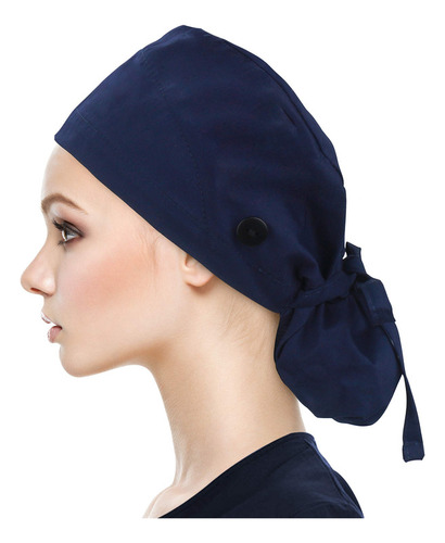 Qba Gorra De Trabajo Ajustable Con Botón, Sombrero Forrado