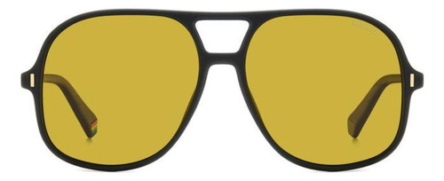 Lentes Polaroid Pld6217/s Polarizado Tipo Piloto Lente Yellow Varilla 003 Matt Black Armazón 003 Matt Black