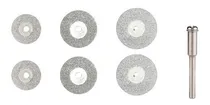Comprar 1x6 Discos Corte Diamantados Surtidos 18 20 22mm + Vastago