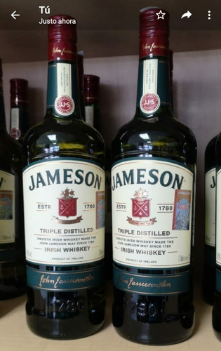 Whisky Jameson Irish (litro) 100 % Original