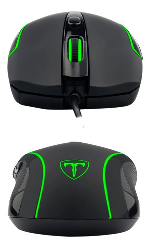 Mouse T-dagger Gamer Private 3200 Dpi 6 Botones