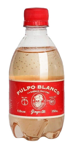 Imagen 1 de 3 de Pulpo Blanco Ginger Ale 350ml.   - Sufin