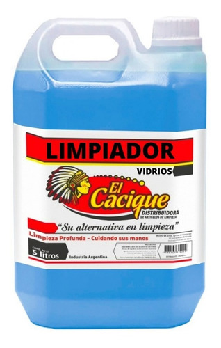 Limpia Vidrios X 5 Lts Cacique (cod. 2602)