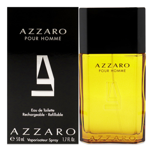 Perfume Azzaro Azzaro Para Hombre Edt, 50 Ml, En Aerosol Rec
