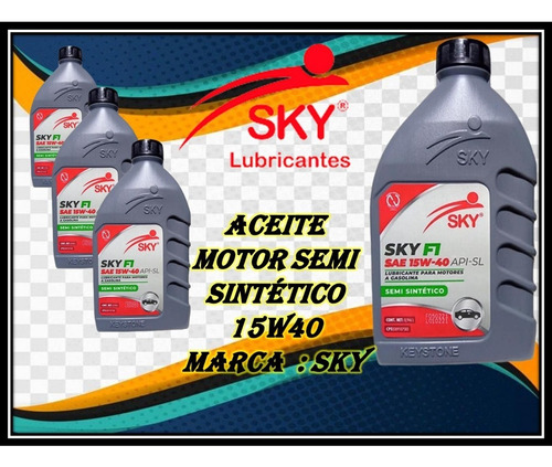 Aceite Semi Sintético 15w40 Sky