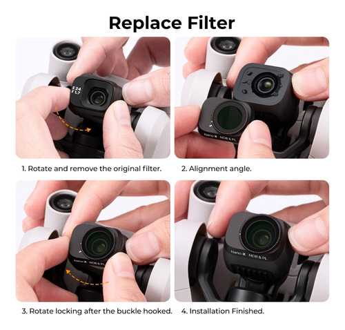 Filtro De Drones Hd Nd64 For Dji Mini 3 Pro