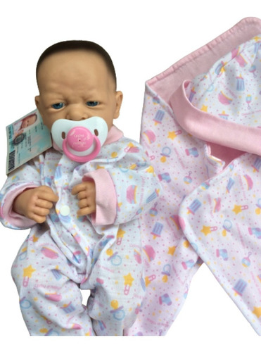 Imagen 3 de 10 de Bebotes Reales Bebe Reborn Casita Muñecas Bebote Con Chupete