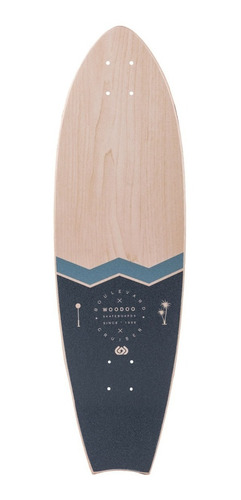 Imagen 1 de 1 de Tabla De Longboard Woodoo Boulevard Maple C/grip