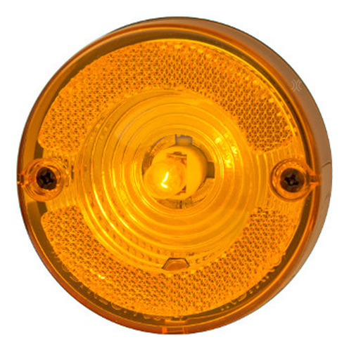 Faro Trasero Ambar Amarillo Con Reflector Baiml Ba-1037 A