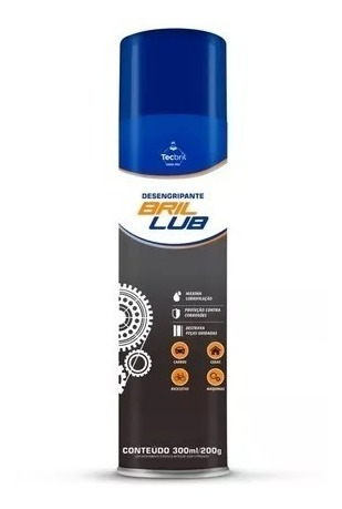Desengripante Spray Anti-ferrugem Bril Lub Tecbril 300ml