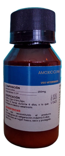 Amox-sig Antibiótico Amoxicilina 50ml Suspensión Oral