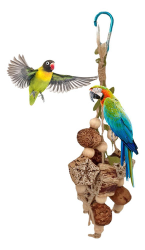 Columpio Para Masticar Con Forma De Pájaro, Loro, Colgado, C
