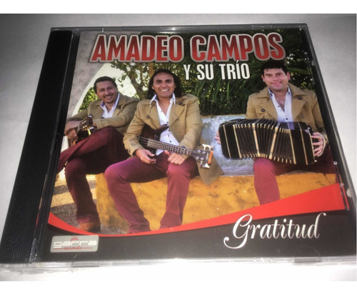 Amadeo Campos Y Su Trío Gratitud Cd Nuevo Original Cerrado