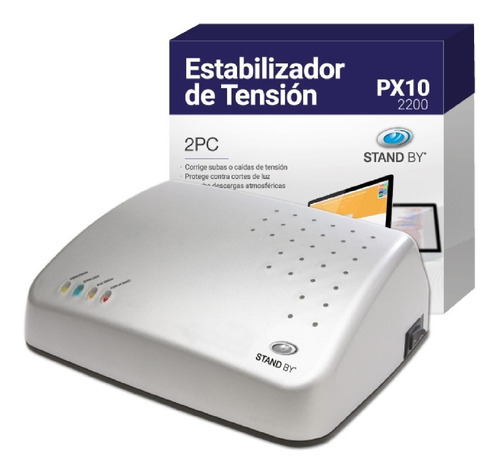 Estabilizador De Tensión Anthay Px10 Para 2 Pc 2200va Pc