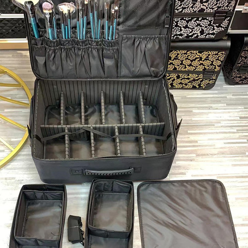 Estuche Rodante De Maquillaje Con Ruedas, Estuche De