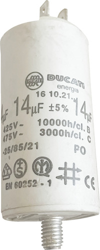 Capacitor 14 Mf / Uf Marca Italiard Italiano 