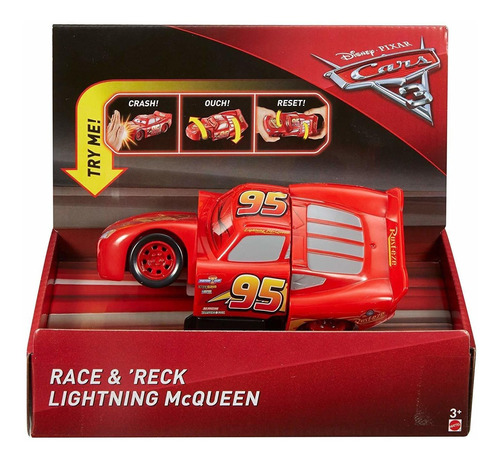 Cars 3 Rayo Mc Queen Corredores Chocados - Envío Gratis