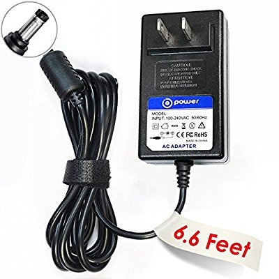 9v T-power ~ 12v (6,6 Pies De Largo Por Cable) Adaptador Ac 