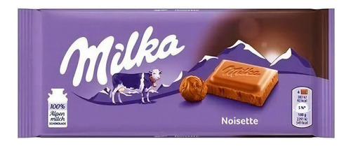 Milka Chocolate 100g Noisette
