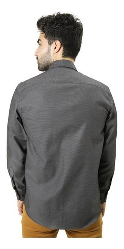 Imagem 3 de 5 de Camisa Social Masculina Comfort Nigth