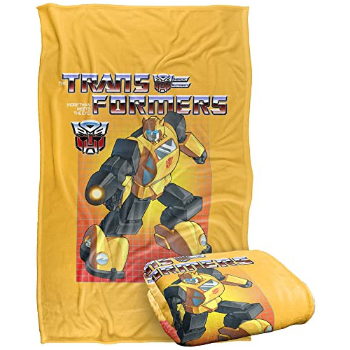 Manta Súper Suave Transformers Bumblebee Silky Touch D...