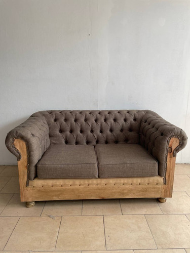 Sillon Chesterfield 2 Cuerpos 160x90 Anti Manchas